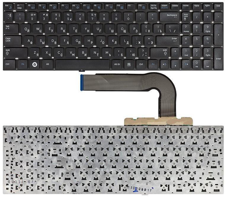 Клавиатура для ноутбука Samsung Q530 черная