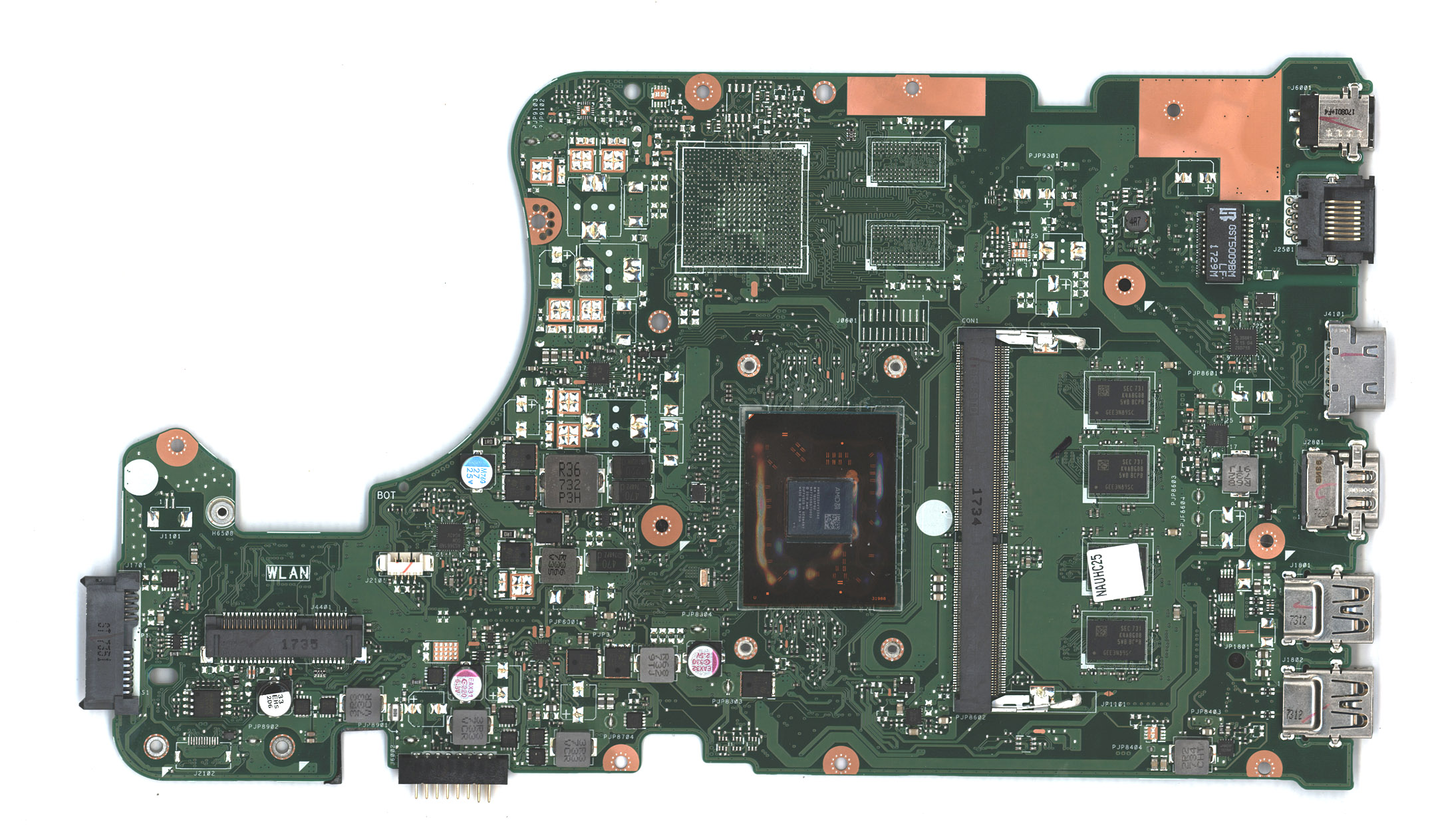 Материнская плата для Asus X555BA 8G/A6-9220 90NB0D20-R00080