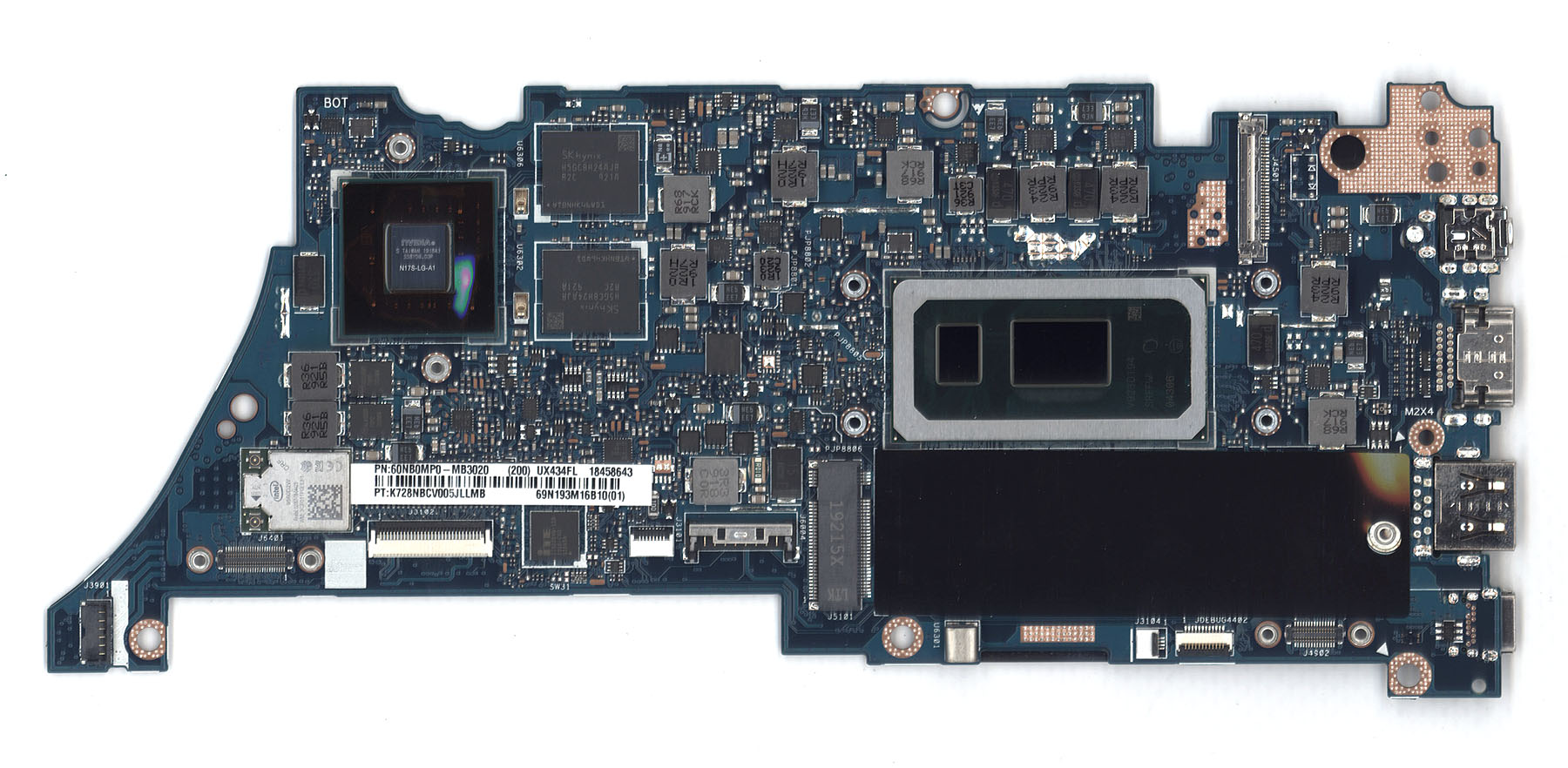Материнская плата для Asus UX434 8G/I7-8565U 90NB0MP0-R00010