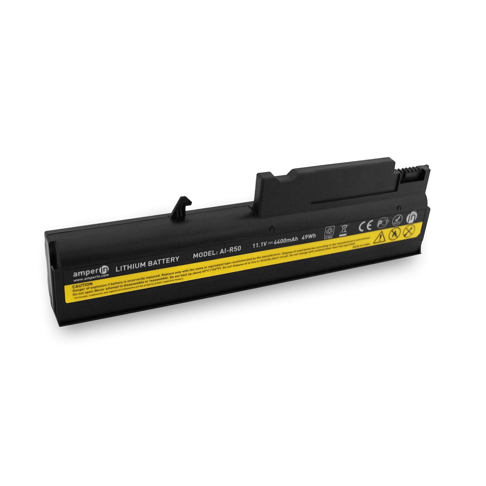 Аккумуляторная батарея Amperin для ноутбука Lenovo ThinkPad R50, T40 11.1V 4400mAh (49Wh) AI-R50