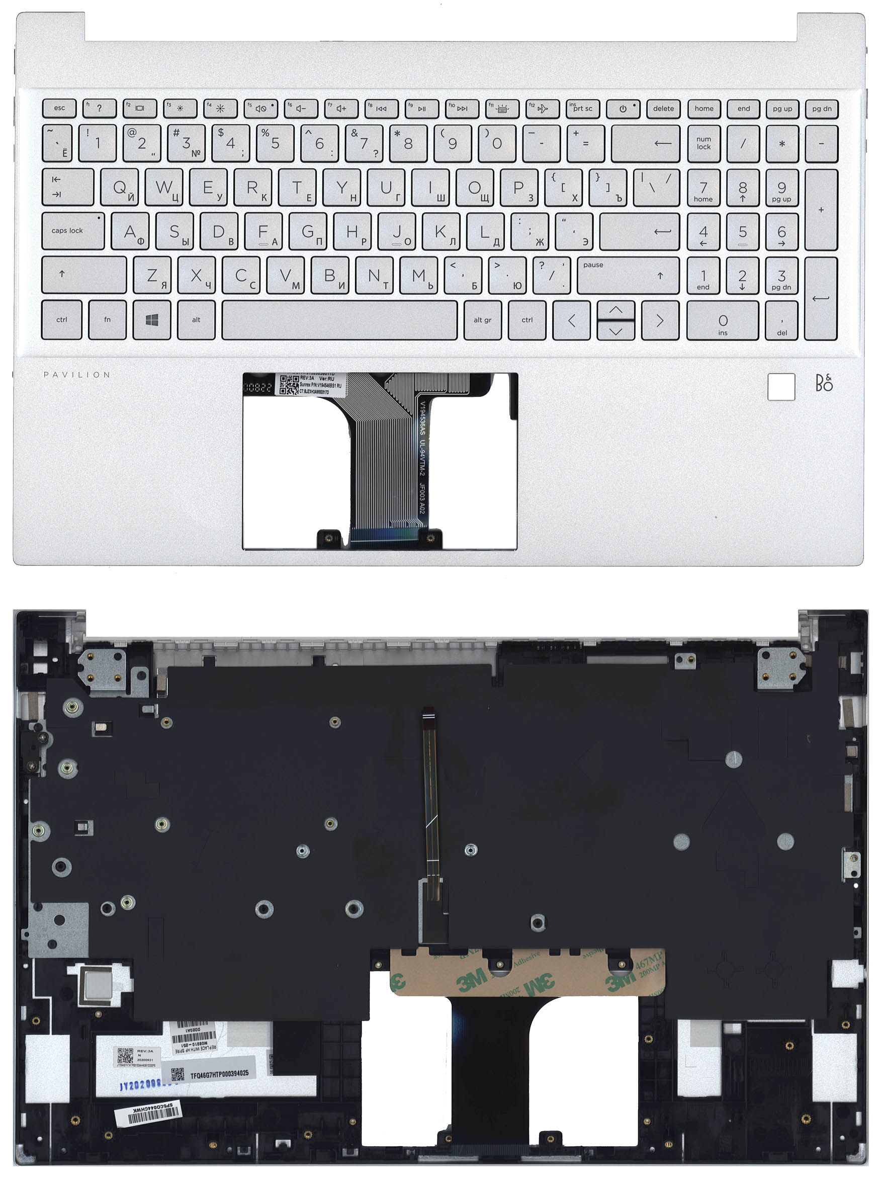 Топкейс для HP Pavilion 15-EG 15-EH FPR M08910-251, M14596-251