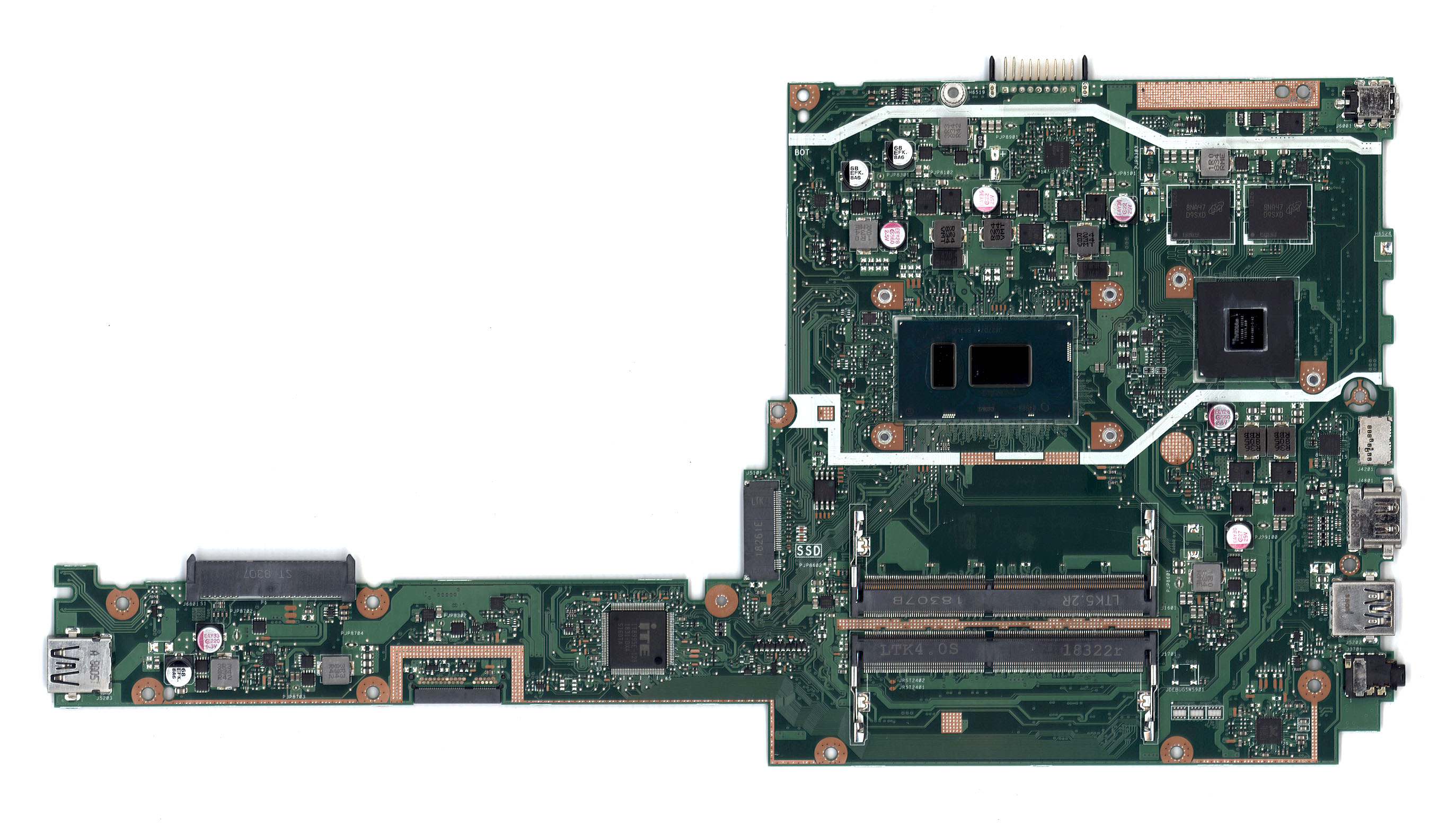 Материнская плата для Asus X407UB I5-8250U 90NB0HQ0-R00050