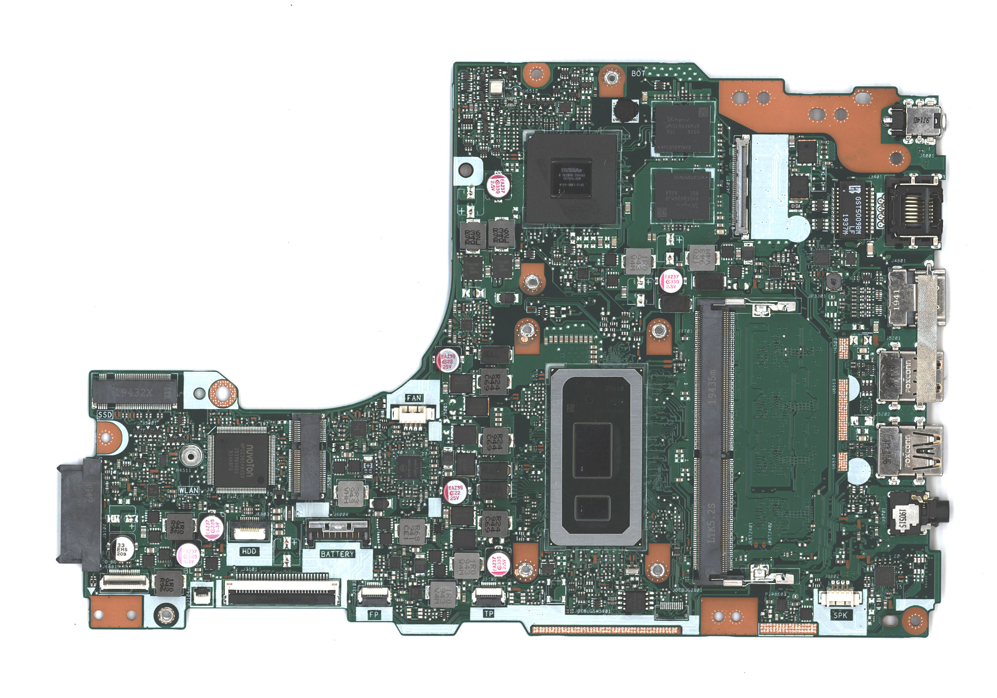 Материнская плата для Asus X545FB 8G/I5-10210U 90NB0NP0-R00010