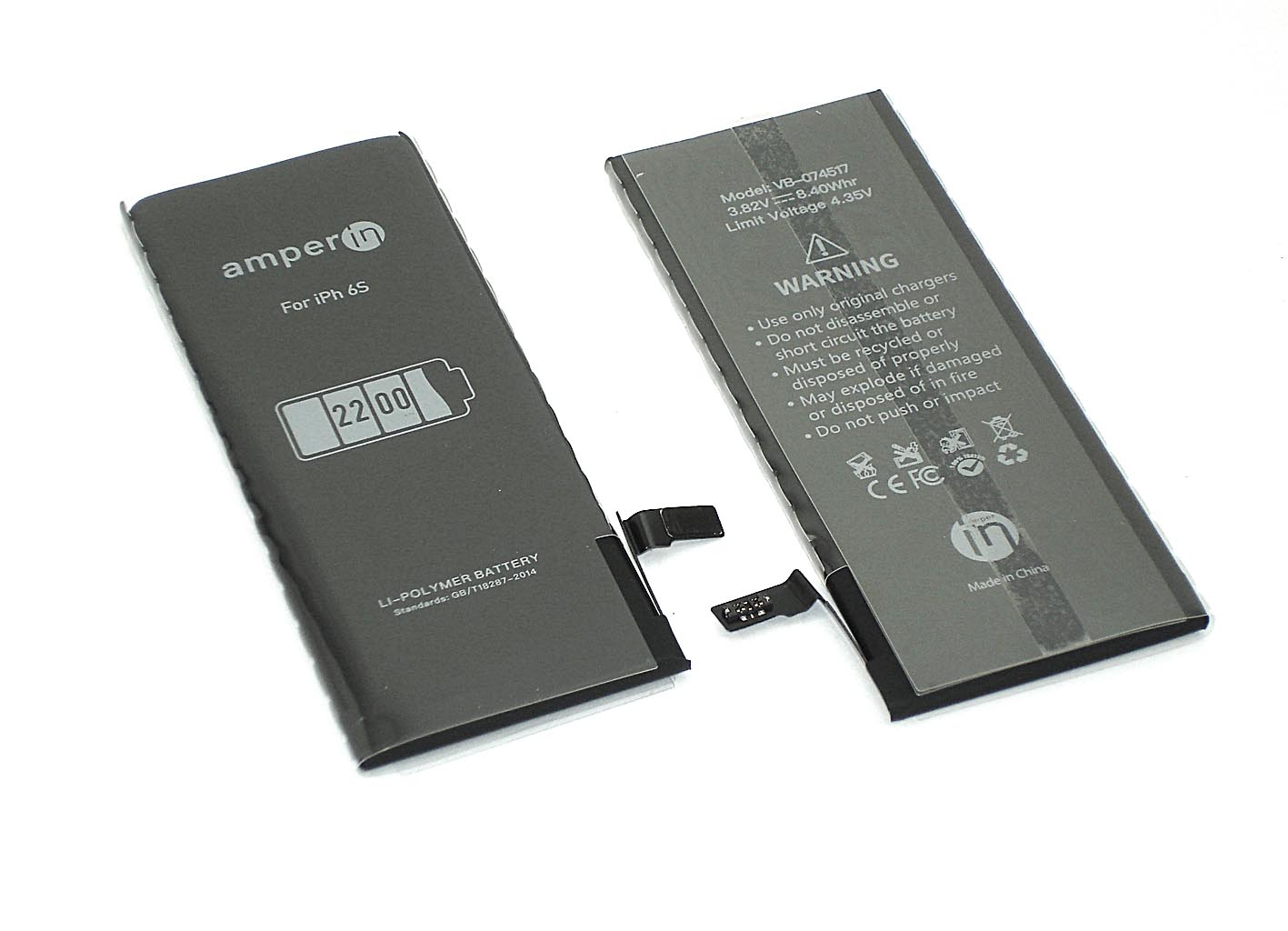 Аккумулятор (батарея) Amperin для Apple iPhone 6S