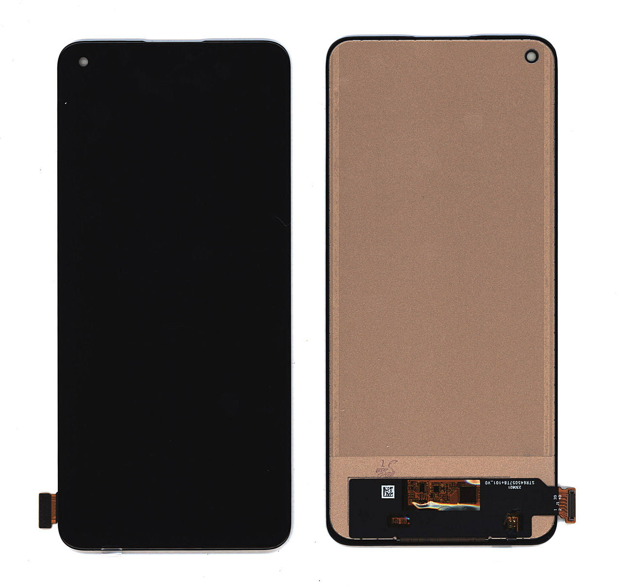 Дисплей для OnePlus 8T/9R/Realme X7 Pro (RMX2121) TFT черный