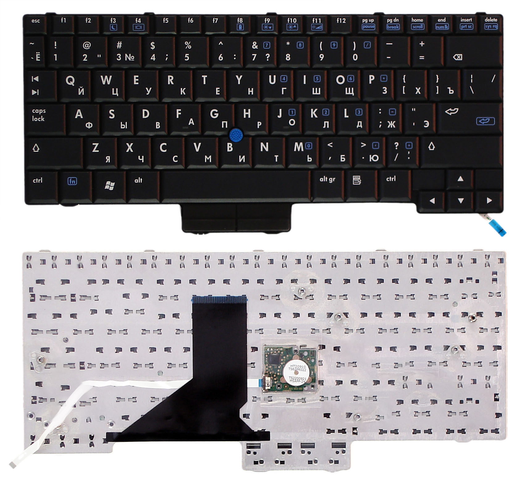 Клавиатура для ноутбука HP Compaq 2510P черная