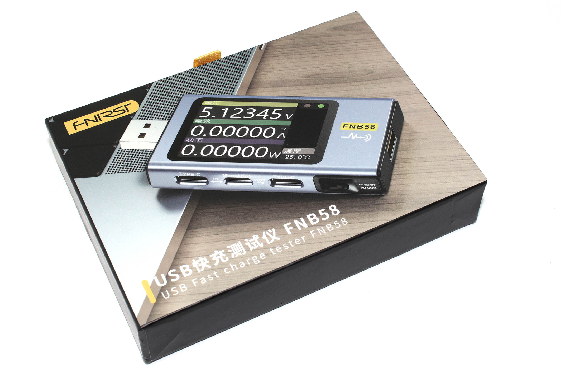 USB-тестер FNIRSI-FNB58 BT bluetooth