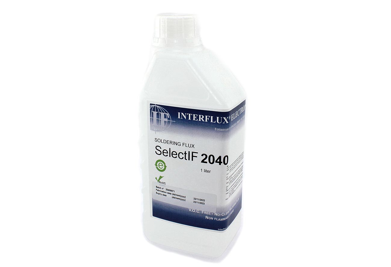 Флюс Interflux IF 2040 жидкий, безотмывочный, 1 л.