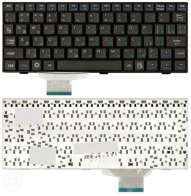 Клавиатура для ноутбука Asus Eee PC 700 701 900 901 черная