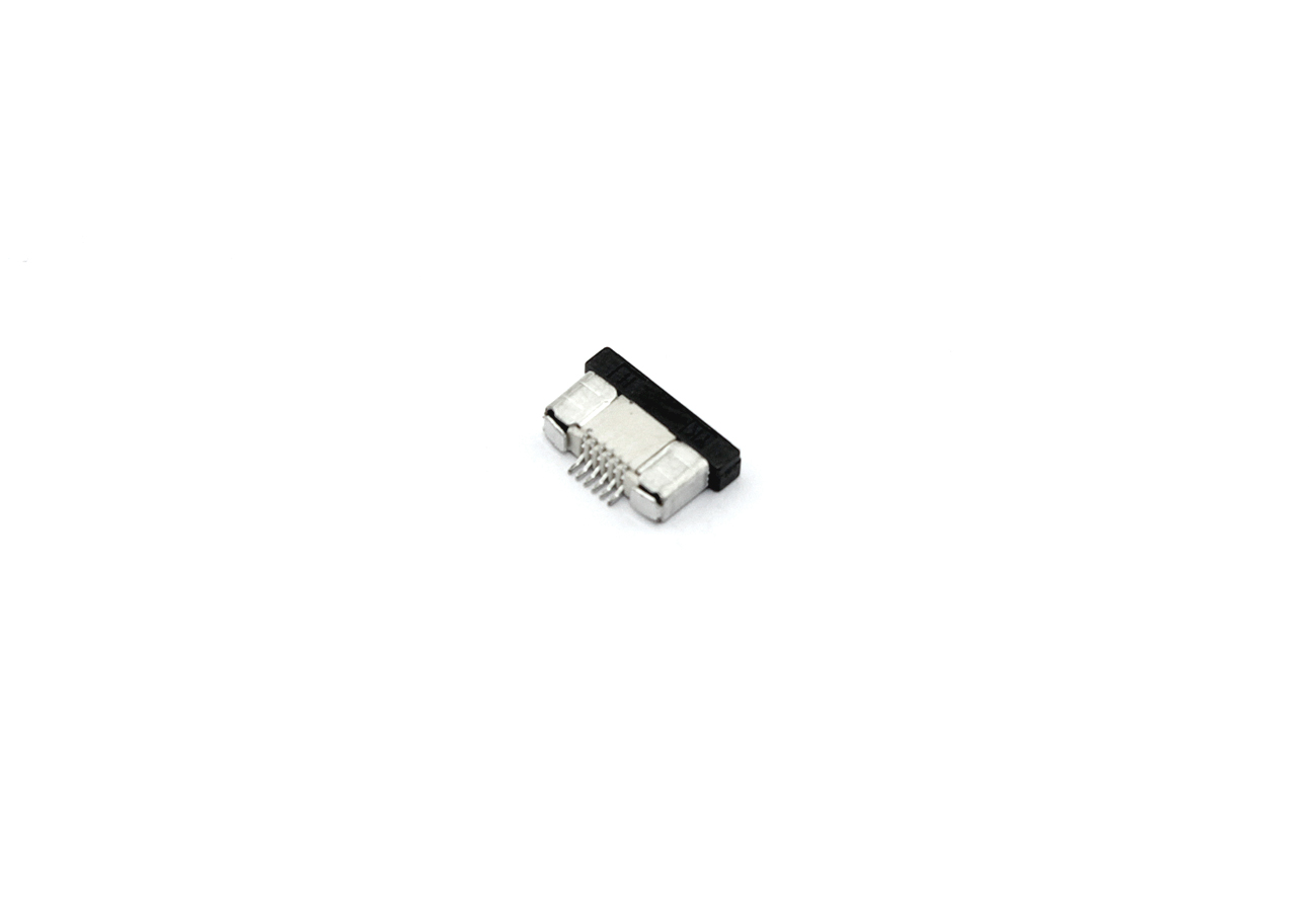 Разъем FPC Half Coverage Bottom Contact 0.5K-BX-6PWB 6 pin высота 2мм шаг 0,5мм