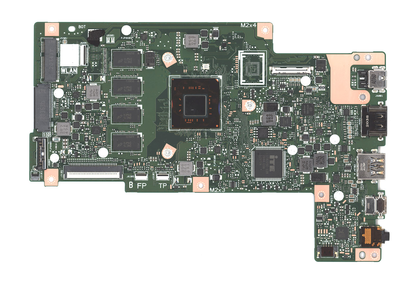 Материнская плата для Asus E410MA 4G/N4120 90NB0Q10-R010D0