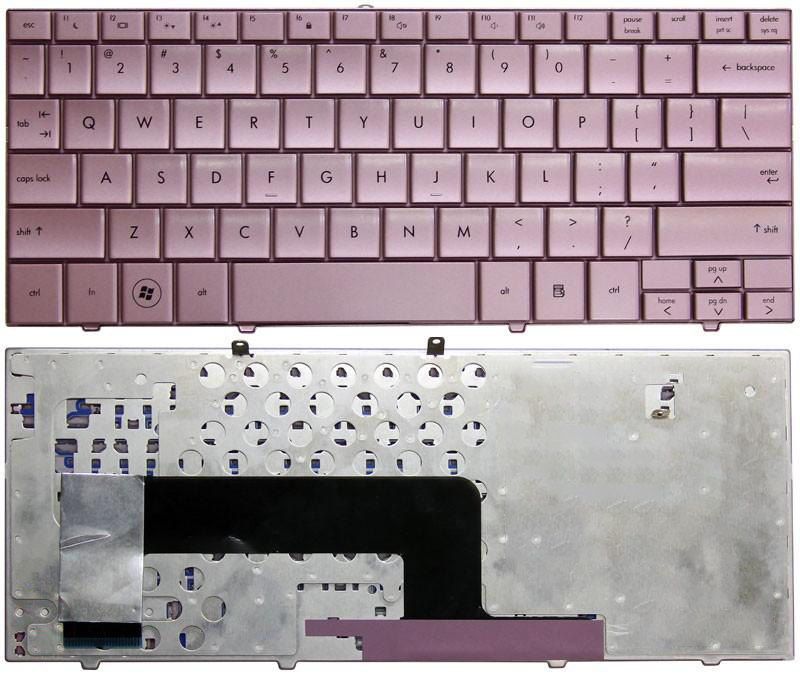 Клавиатура для ноутбука HP Compaq Mini 110 110с розовая
