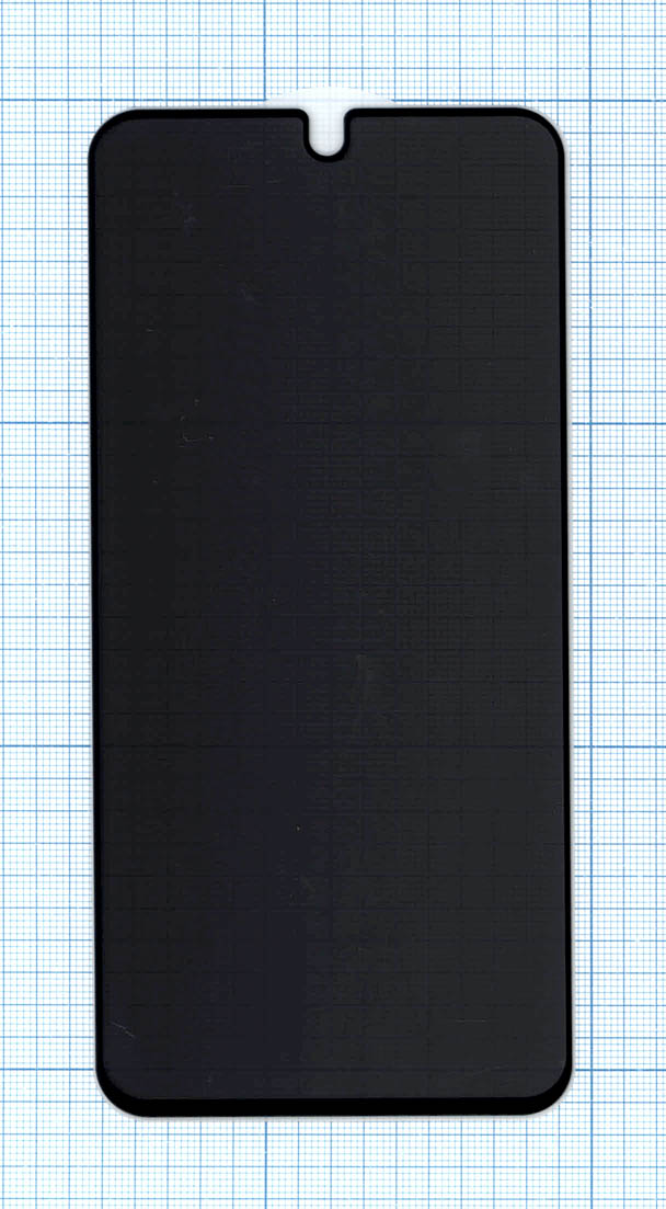 Защитное стекло Privacy "Анти-шпион" для Samsung Galaxy A34 5G (SM-A346) черное