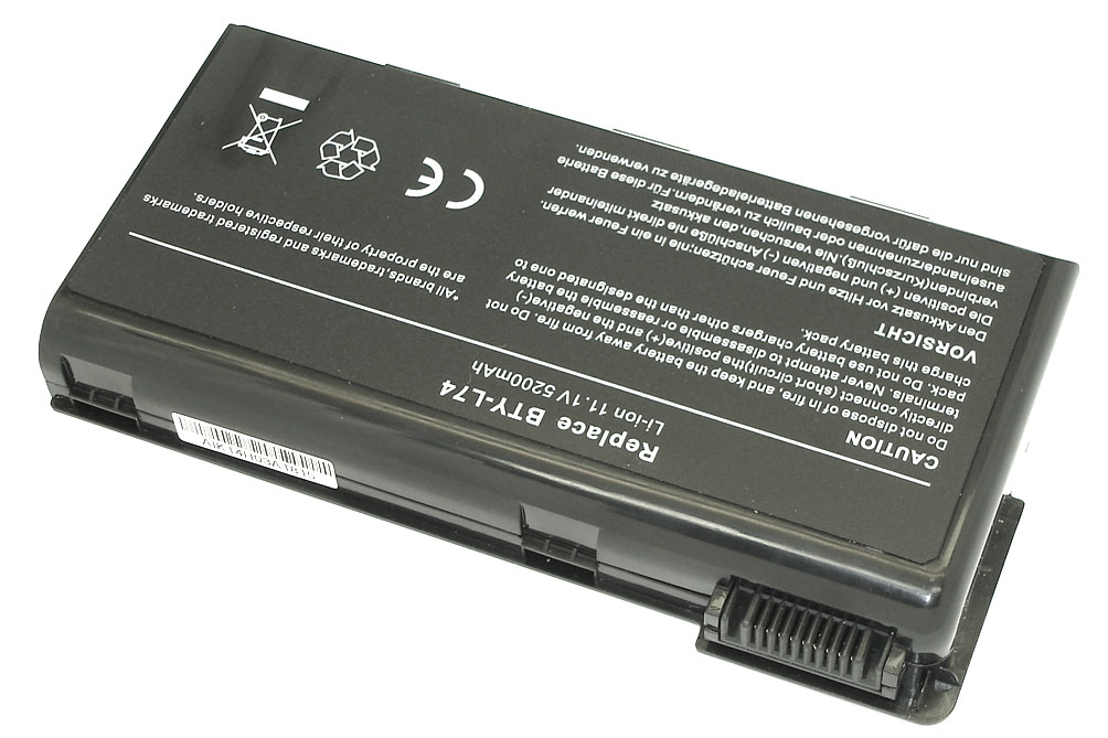 Аккумуляторная батарея для ноутбука MSI CX620 CX623 (BTY-L74) 5200mAh OEM