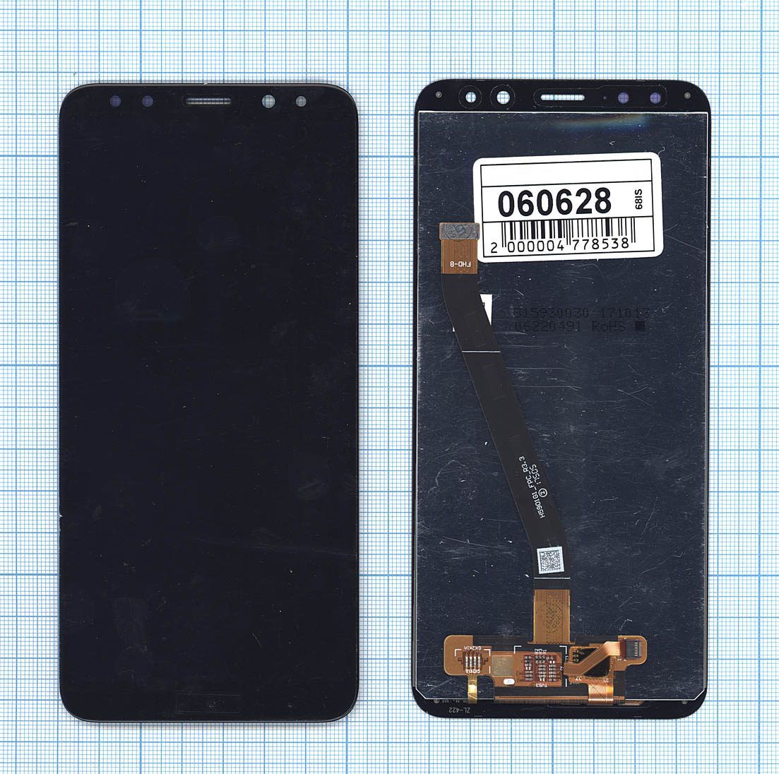 Дисплей для Huawei Nova 2i, Mate 10 Lite черный