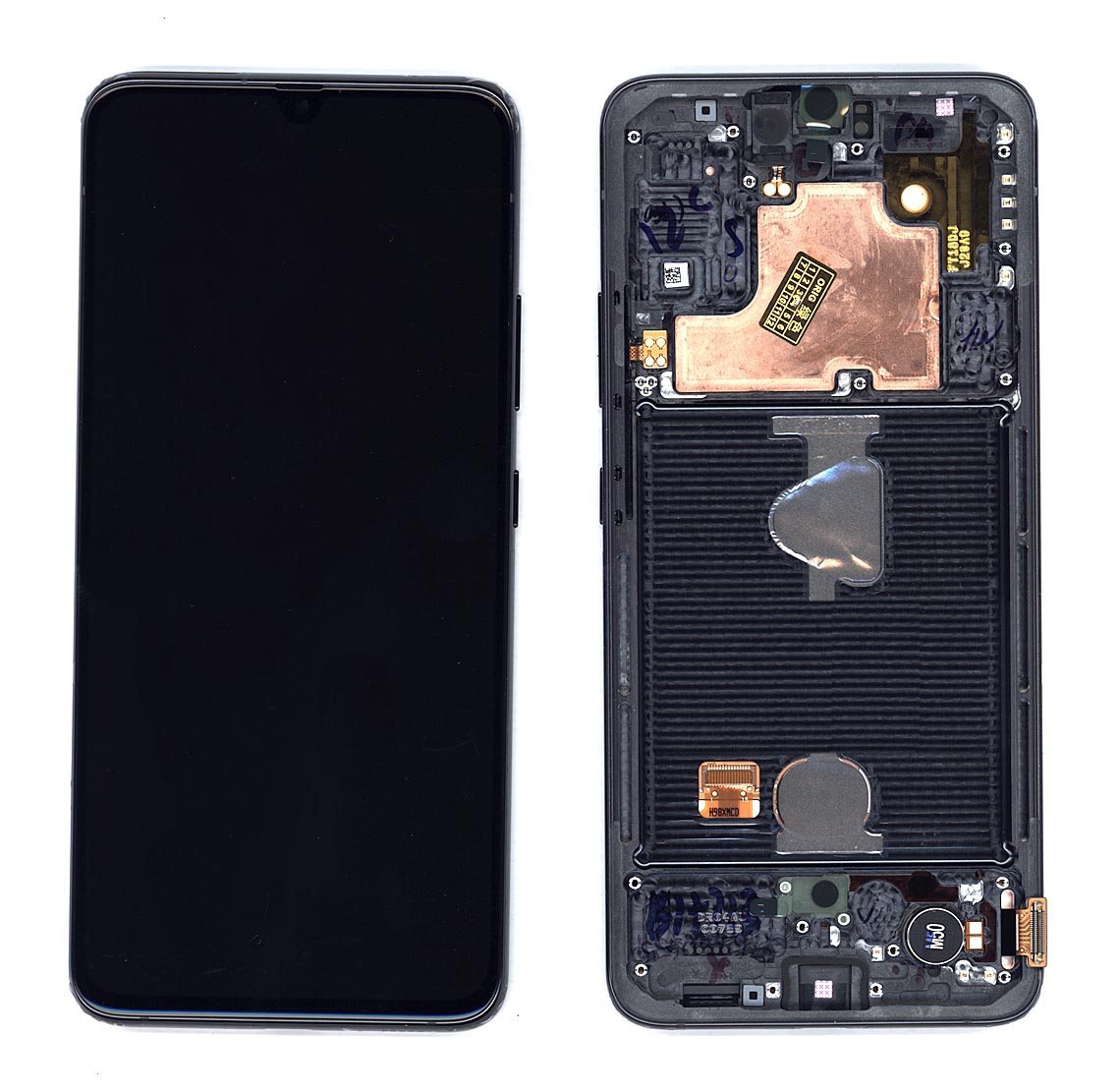 Дисплей для Samsung Galaxy A90 SM-A908F 5G черный с рамкой