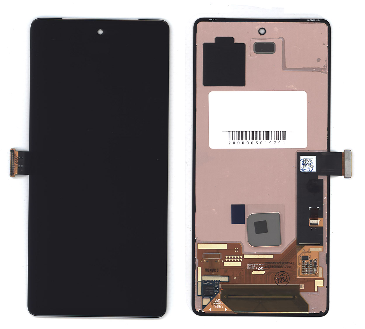 Дисплей (модуль) для Google Pixel 7 в сборе с тачскрином черный