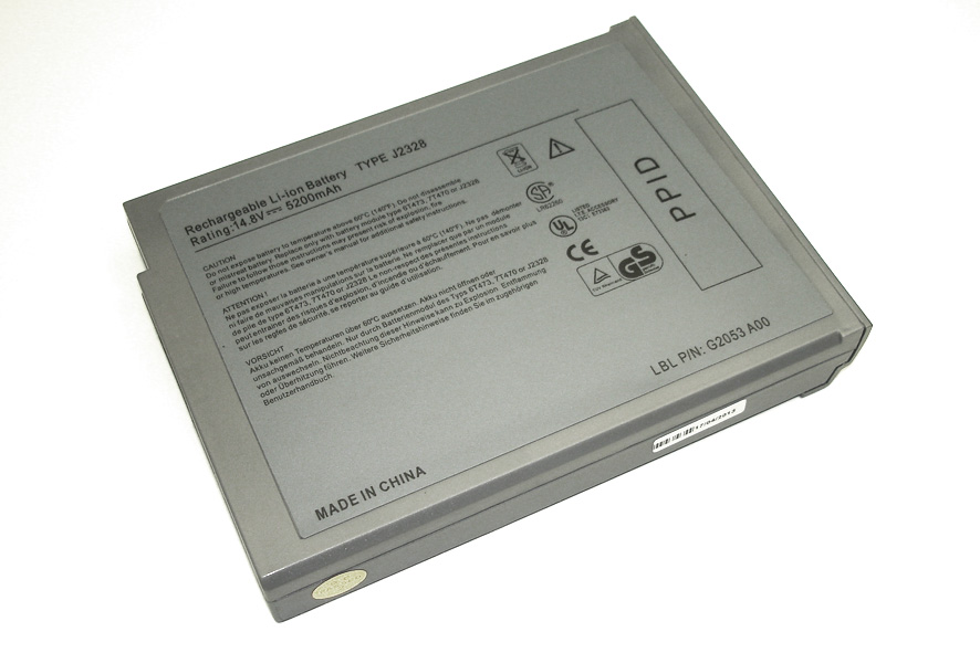 Аккумуляторная батарея для ноутбука Dell Inspiron 1150 5150 1100 5160 5100 14.8V 5200mAh серый OEM