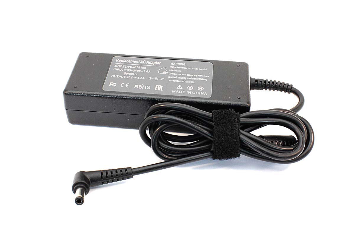 Блок питания (сетевой адатер) для ноутбуков Fujitsu 20V 4,5A 5,5x2,5mm 90W OEM