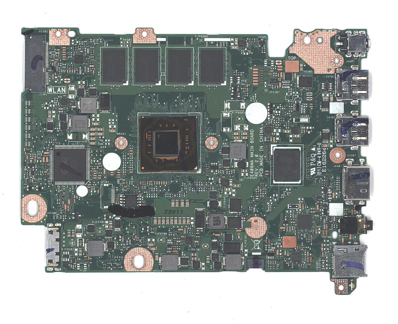 Материнская плата для Asus E406MA 4G/N4000 90NB0J80-R00012