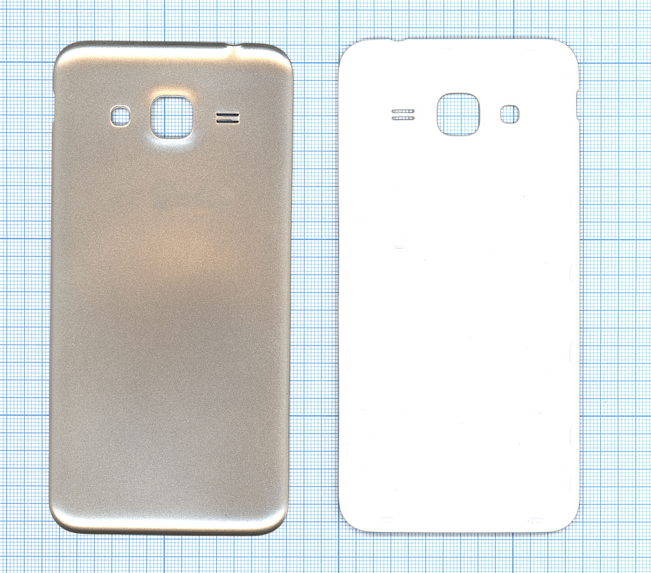 Задняя крышка для Samsung Galaxy J3 (2016) SM-J320 золотая