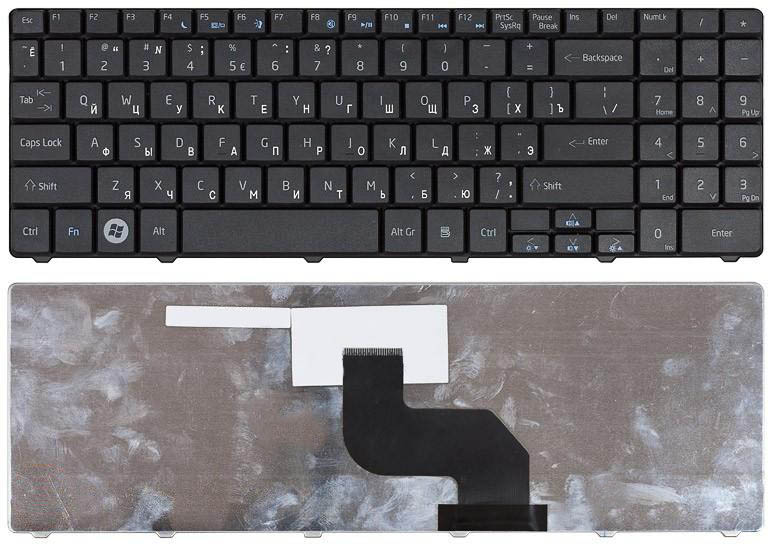 Клавиатура для ноутбука Acer Aspire 5516 5517 eMachines G525 G420 G430 G630 E625 черная