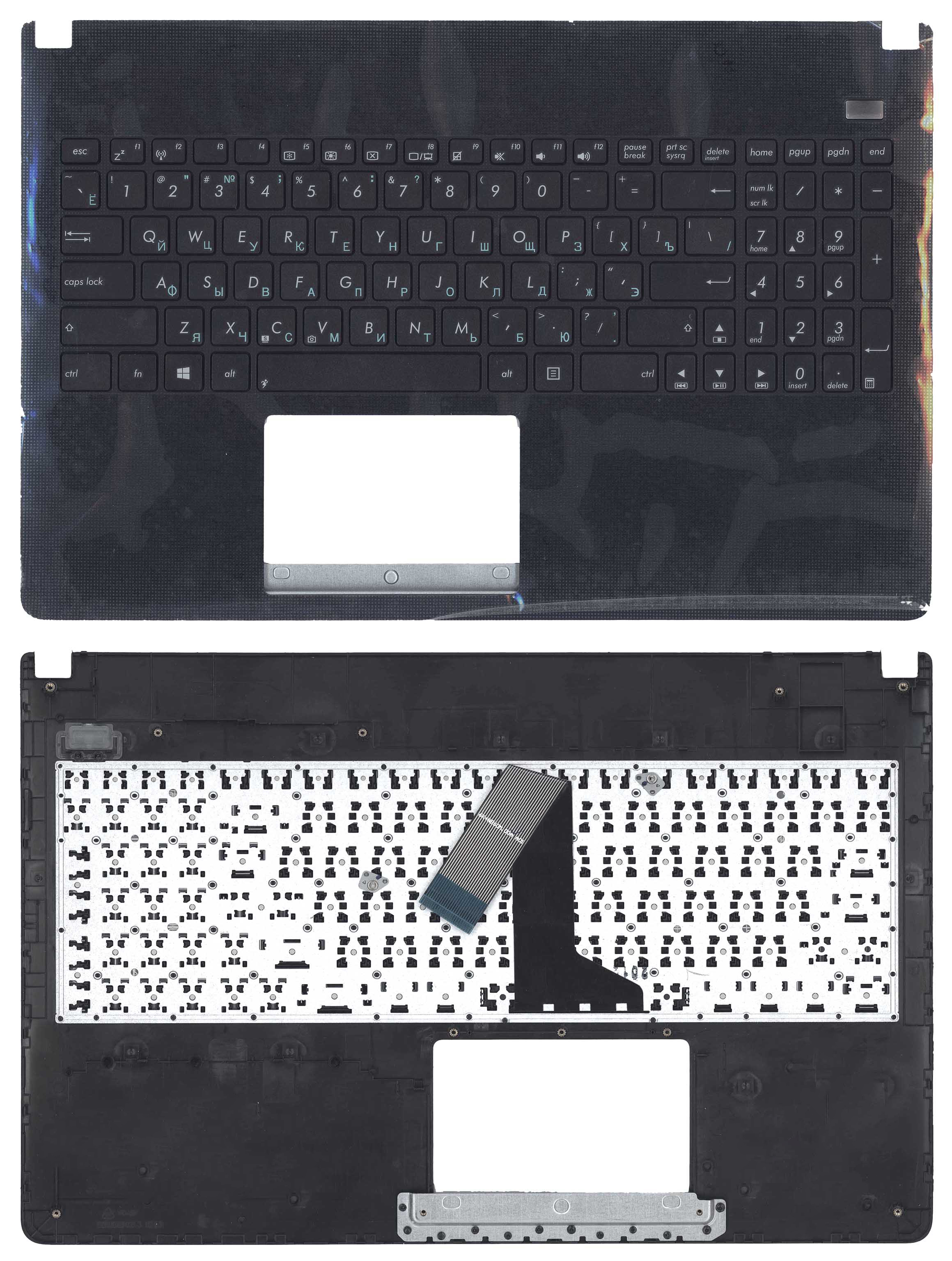 Топкейс для Asus X501A черный