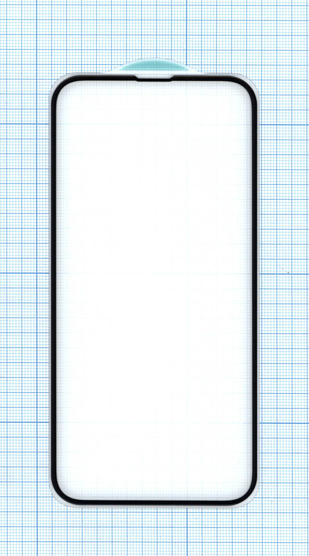 Защитное стекло 6Dдля Apple iPhone 13 Pro черное