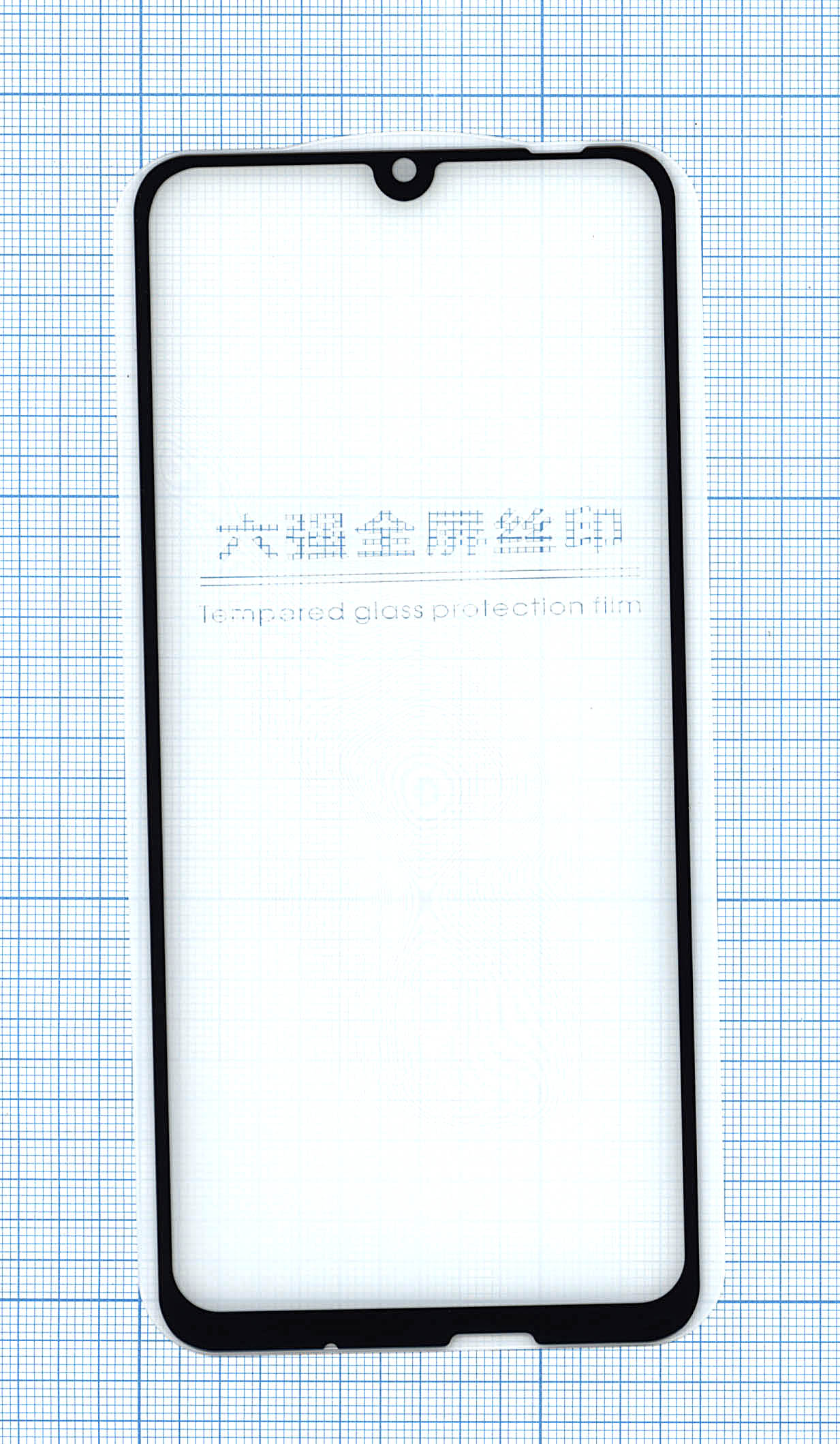 Защитное стекло "Полное покрытие" для Huawei Honor 10i черное