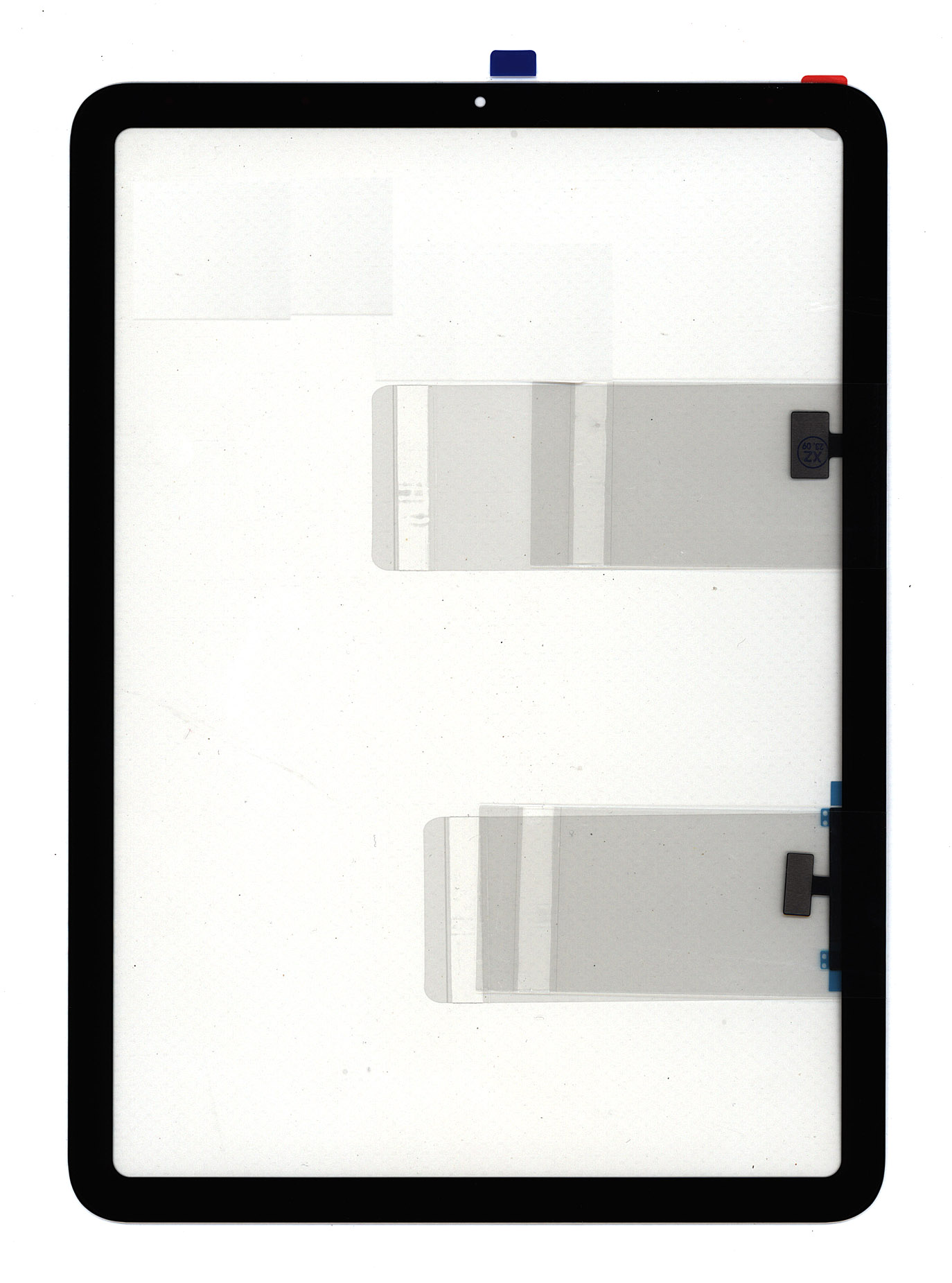 Сенсорное стекло (тачскрин) для Apple iPad Air 10.9 2020 (A2324, A2072, A2316) черное OEM