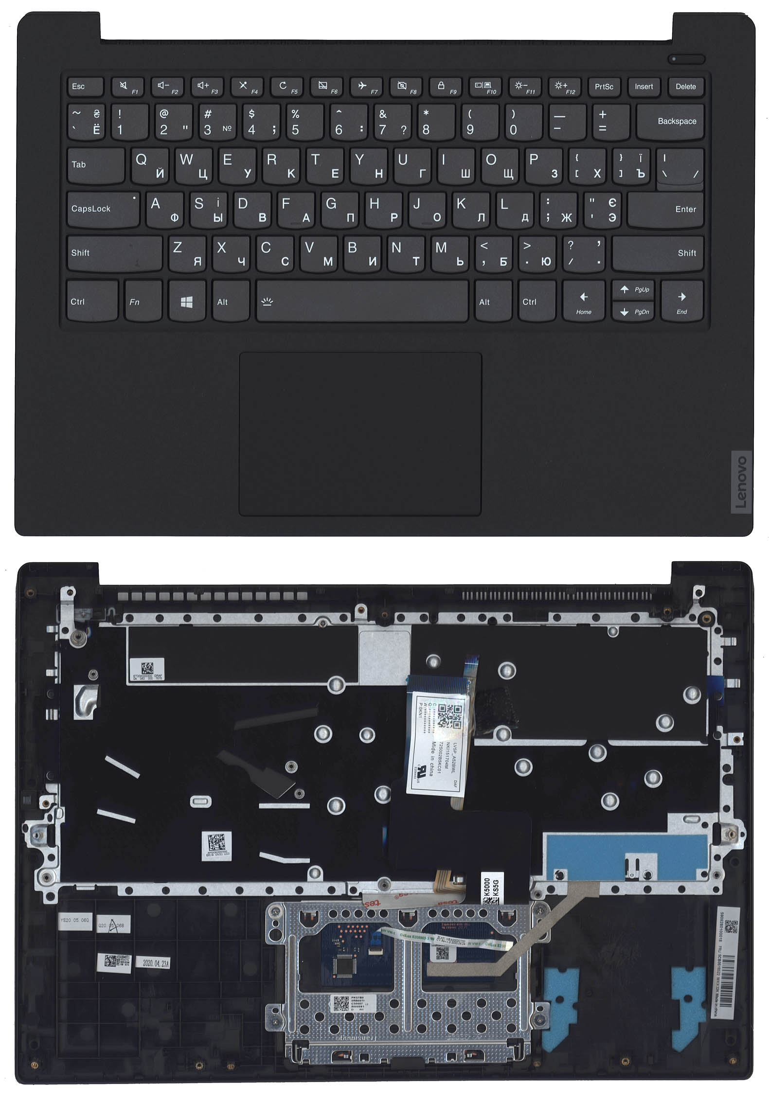 Топкейс для Lenovo IdeaPad S340-14 черный