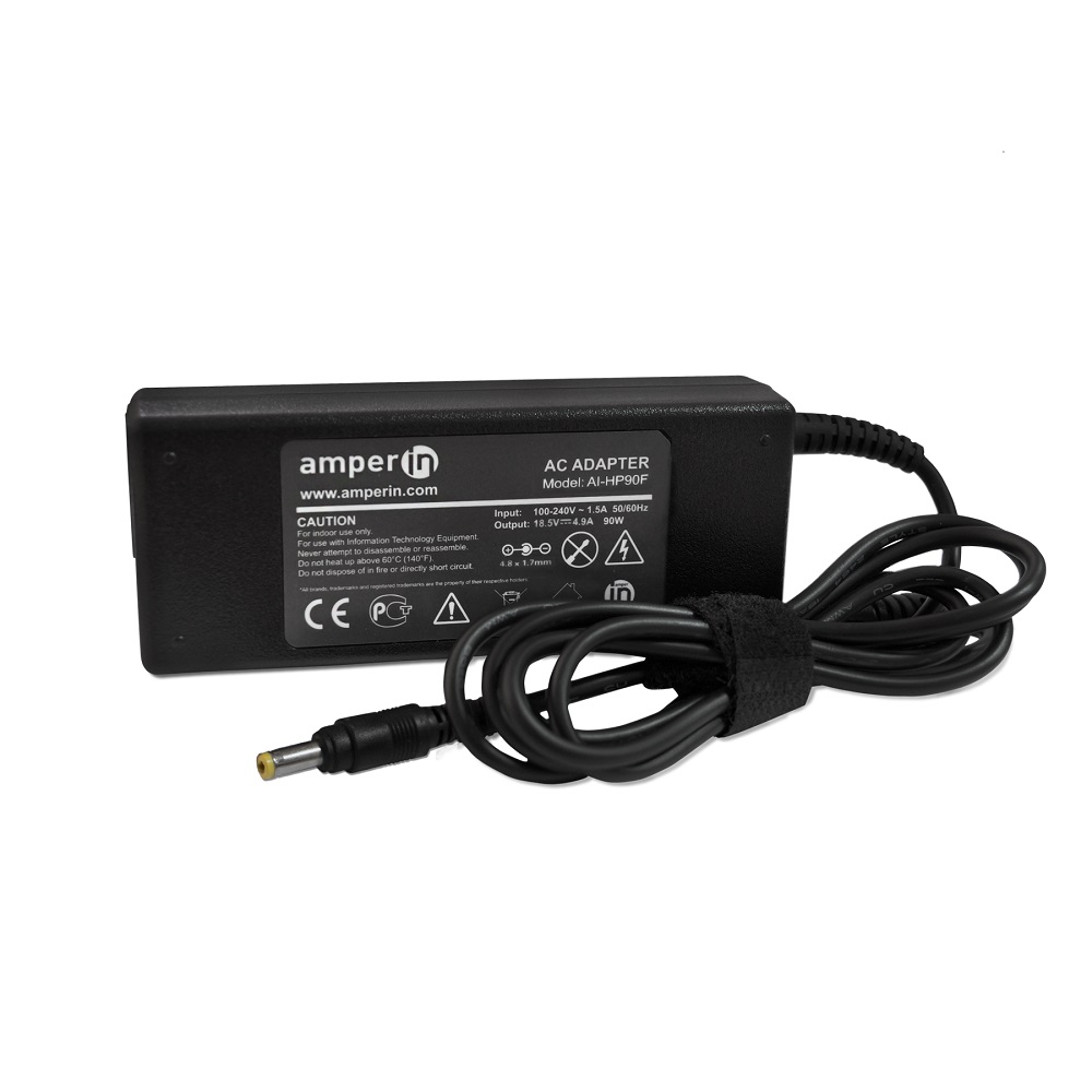 Блок питания (сетевой адаптер) Amperin AI-HP90F для ноутбуков HP PPP012L-S 18.5V 4.9A 4.8x1.7