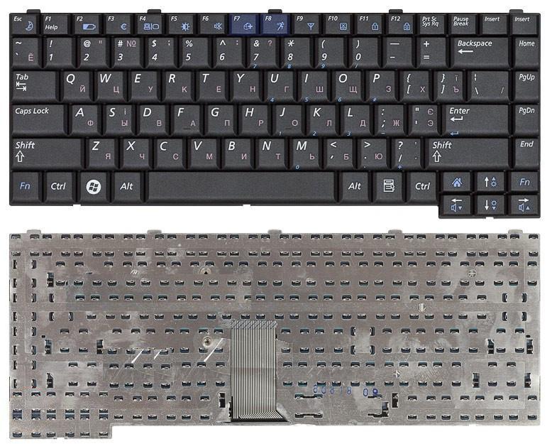 Клавиатура для ноутбука Samsung R510 R560 R60 R70 P510 P560 черная