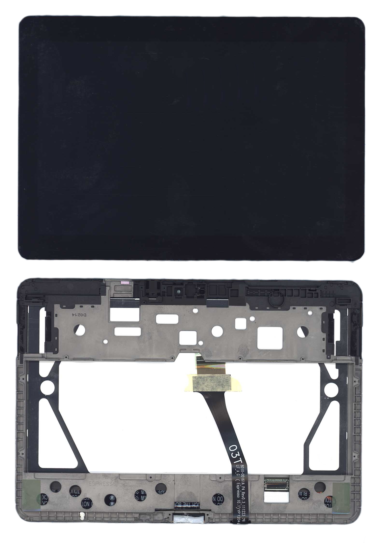 Модуль (матрица + тачскрин) для Samsung Galaxy Tab 10.1" P5100 черный с рамкой