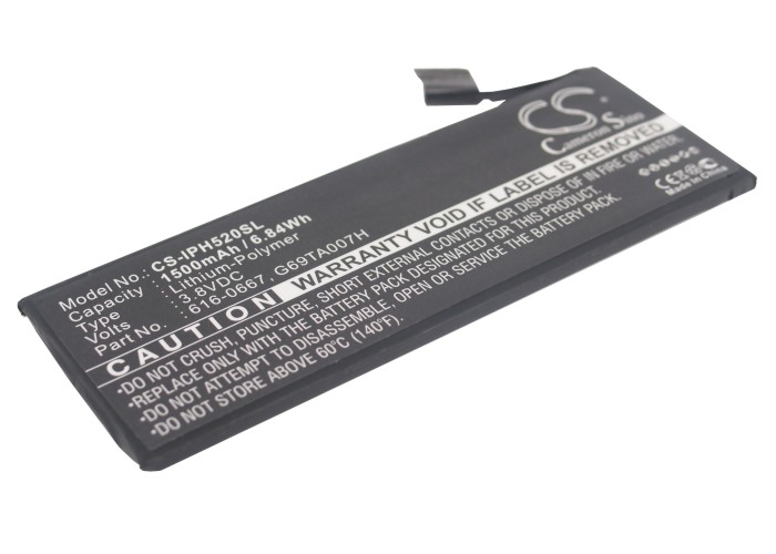 Аккумулятор CS-IPH520SL для iPhone 5C 3.8V / 1500mAh / 5.70Wh
