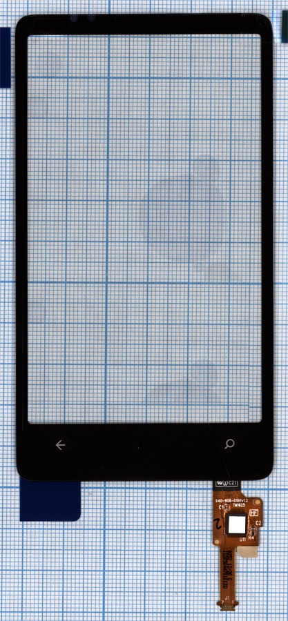 Сенсорное стекло (тачскрин) для HTC HD7 T9292 черное