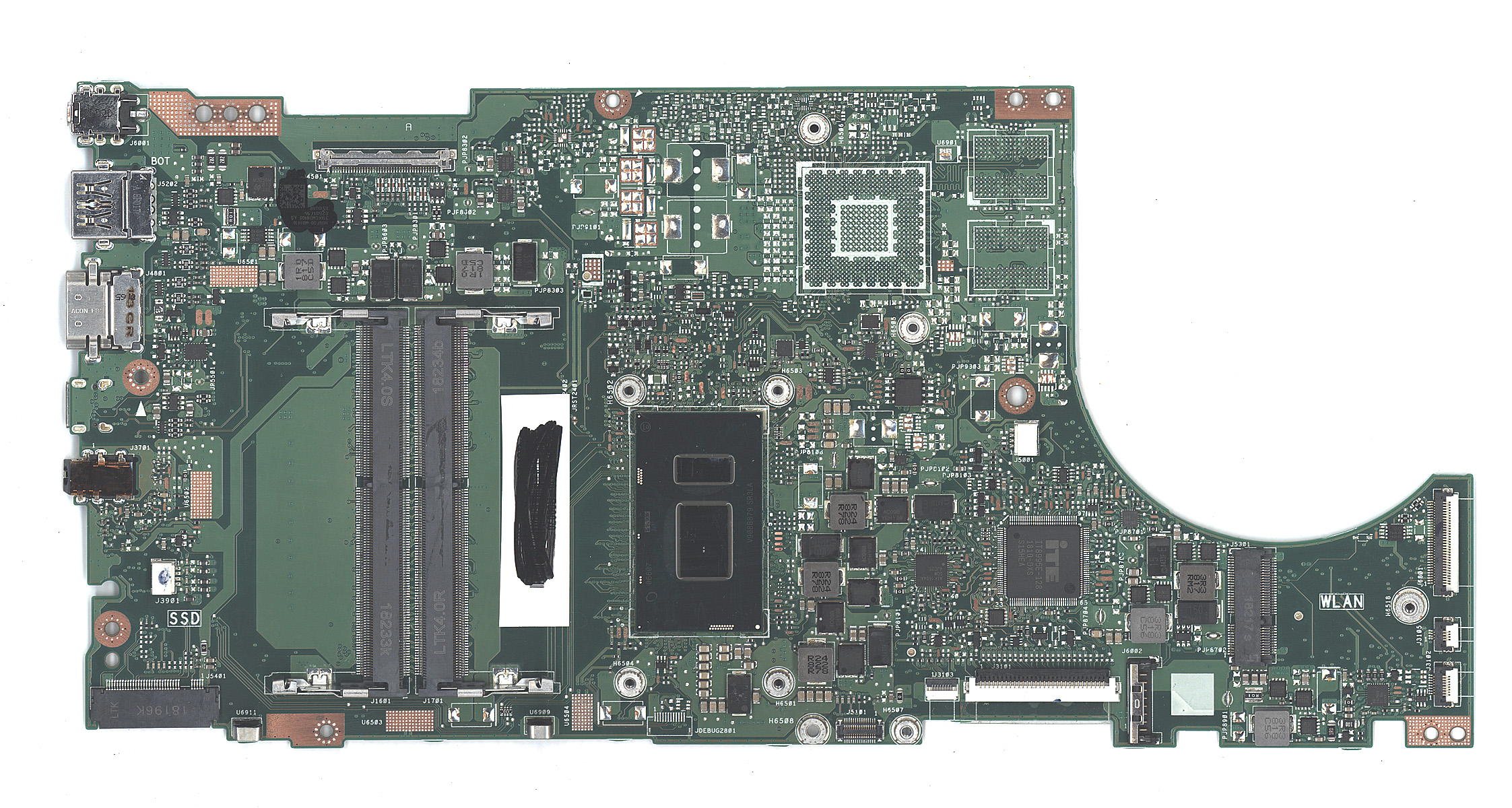 Материнская плата для Asus X510UA I5-8250U 90NB0FQ0-R00070