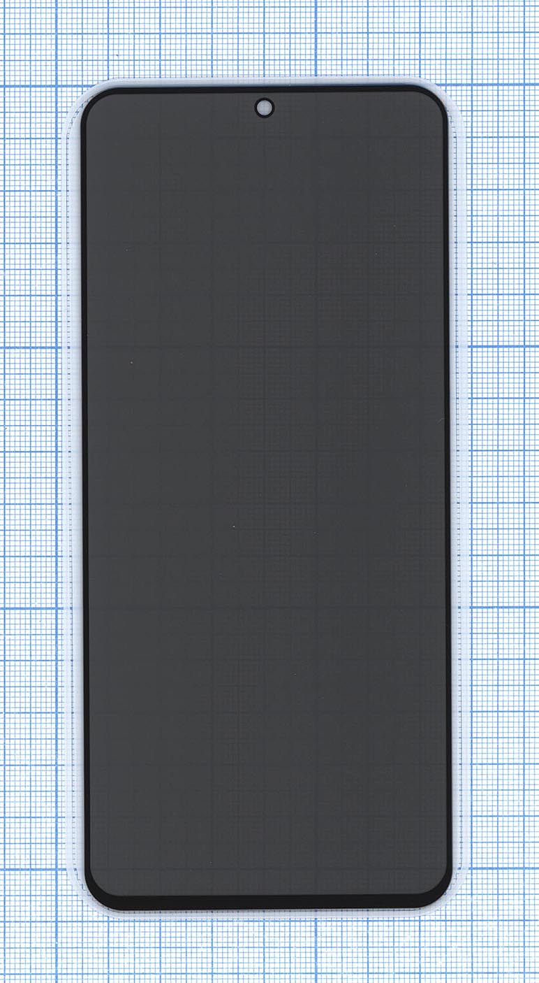 Защитное стекло Privacy "Анти-шпион" для Xiaomi Redmi Note 13 Pro Plus / Redmi Note 13 Pro / Redmi