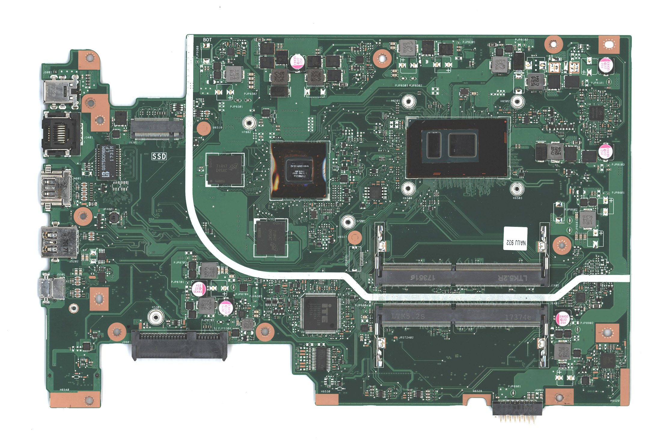 Материнская плата для Asus X705UV I3-6006U 90NB0EW0-R00060