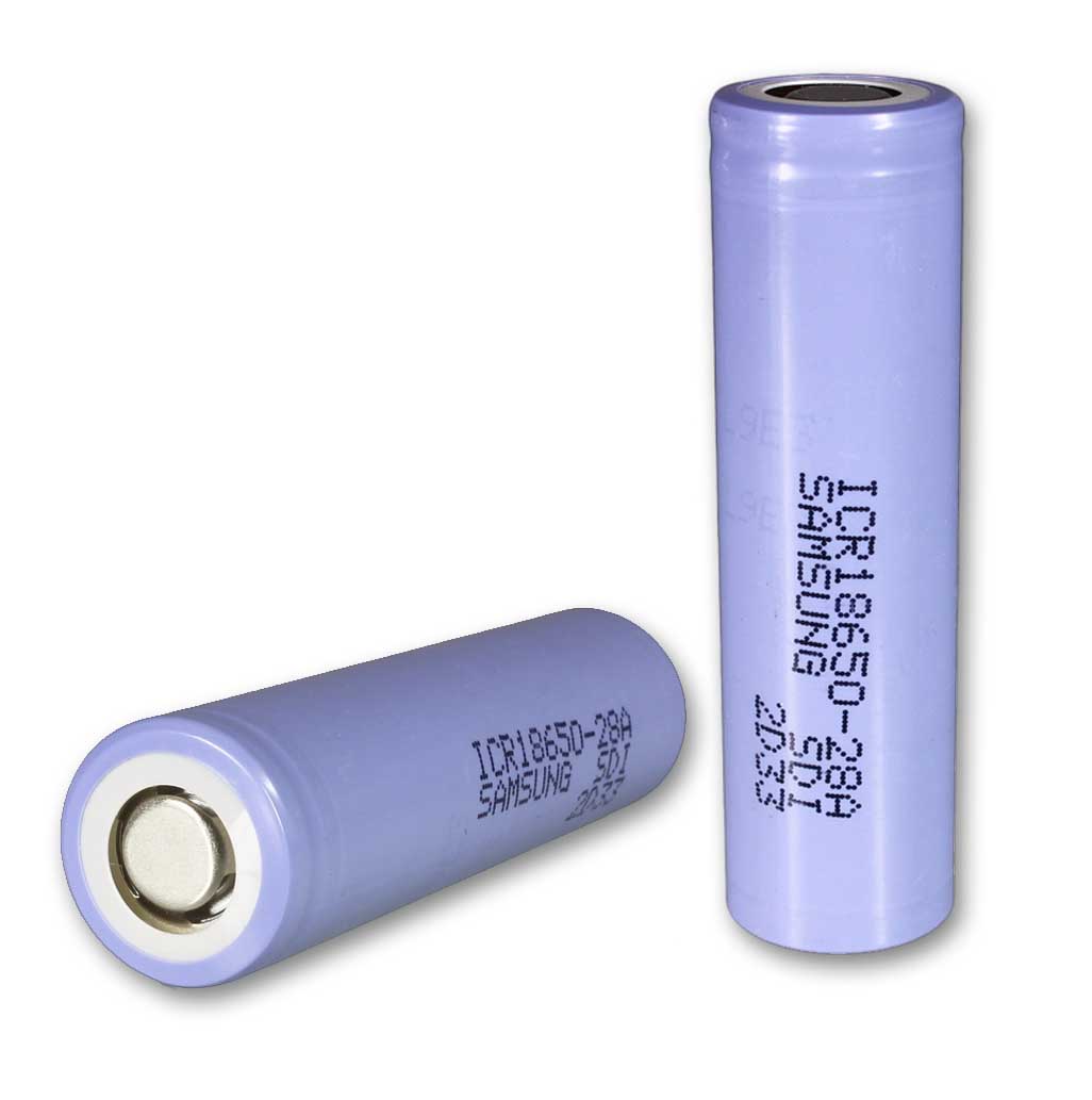 Аккумулятор Li-Ion 18650 для SAMSUNG ICR18650-28A 2800mAh (без защиты)