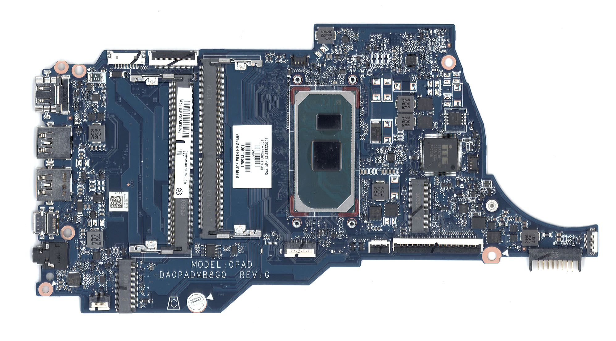 Материнская плата HP 14-DQ 14S-DQ 340S G7 I3-1005G1