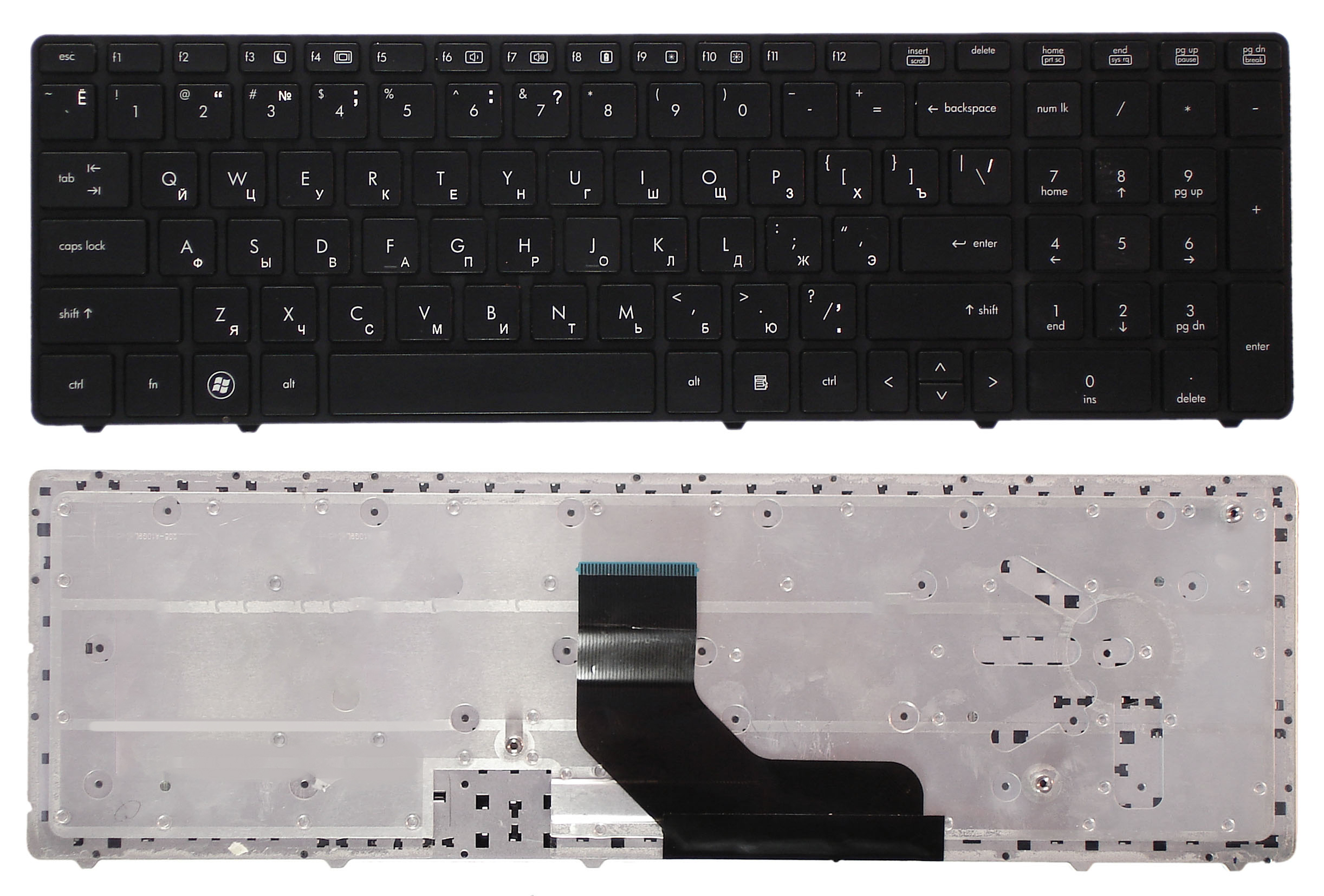 Клавиатура для ноутбука HP Probook 6560b 6565b Elitebook 8560p черная