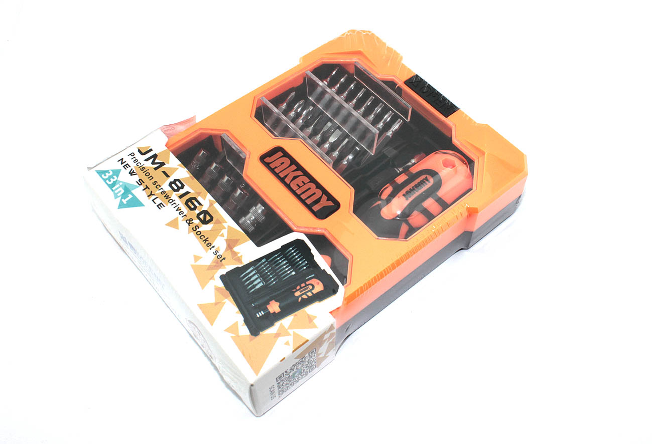 Отвёртка с набором бит Jakemy JM-8160