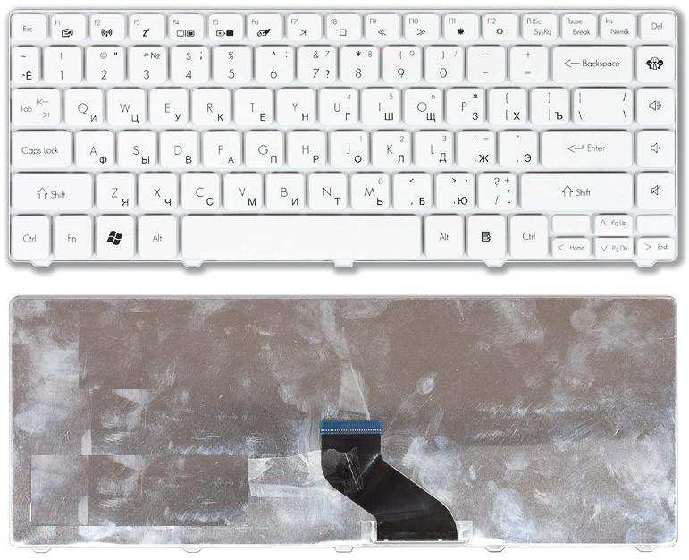 Клавиатура для ноутбука Gateway NV49C NV49C01c NV49C13c NV49C14c белая