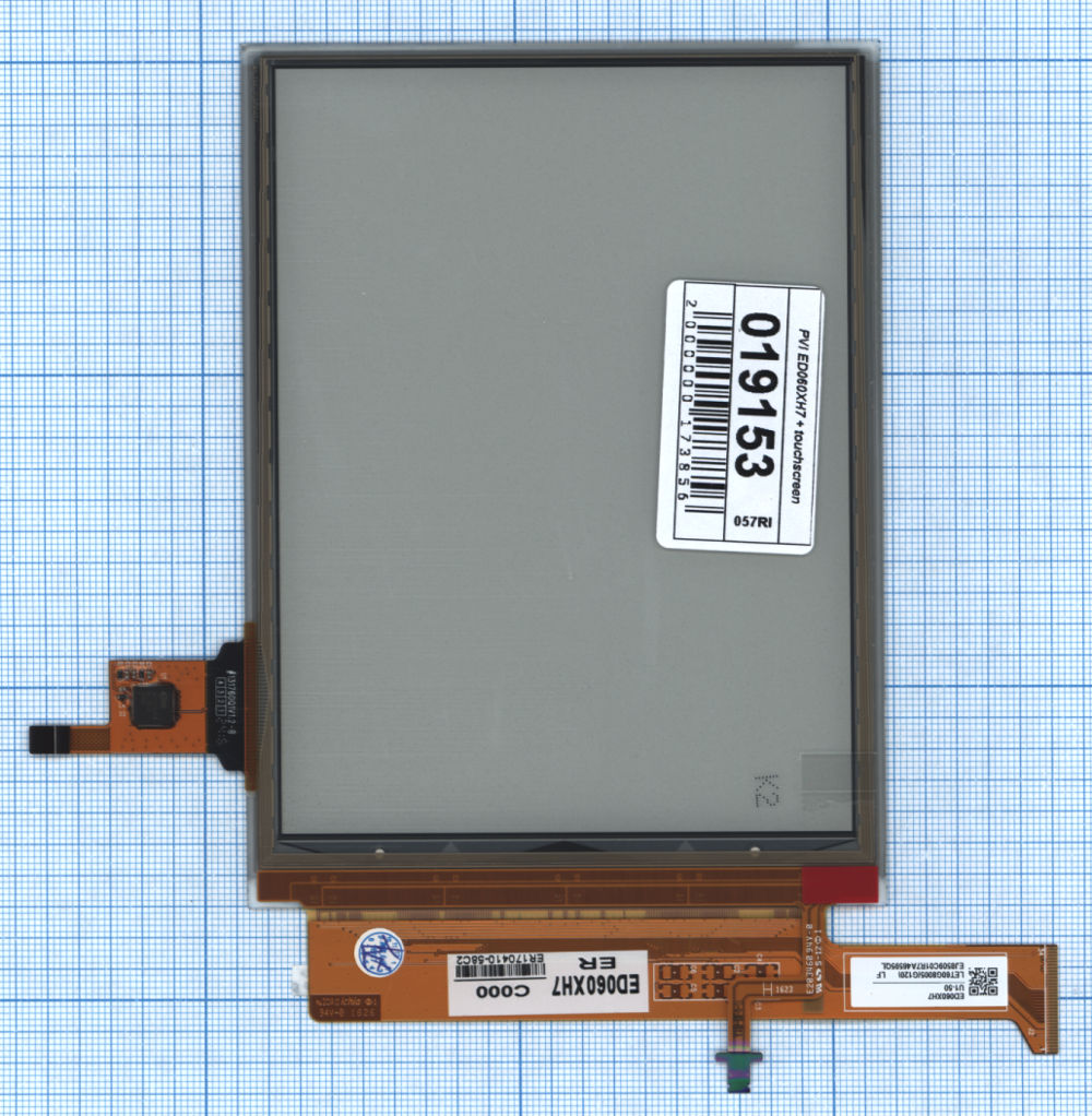 Экран для электронной книги e-ink 6" PVI ED060XH7 + touchscreen