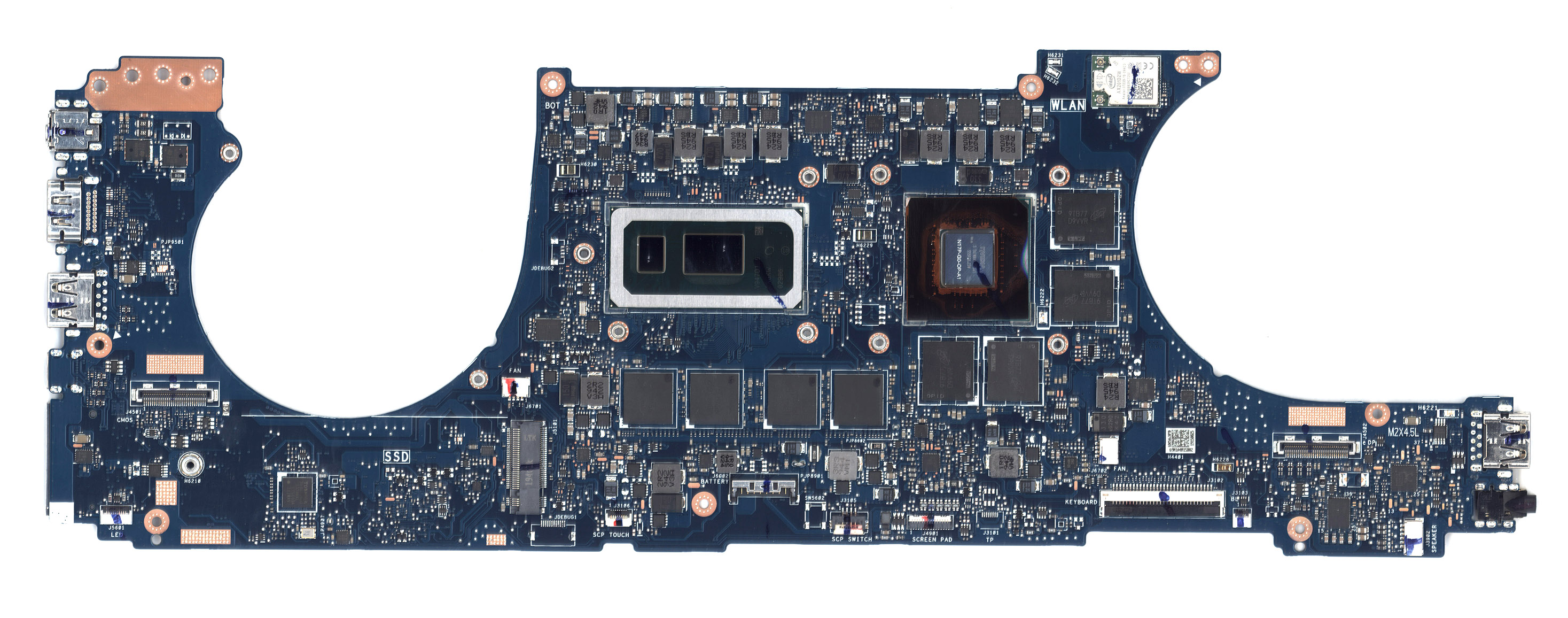 Материнская плата для Asus UX563FD 16G/I7-10510U 90NB0NT0-R00020