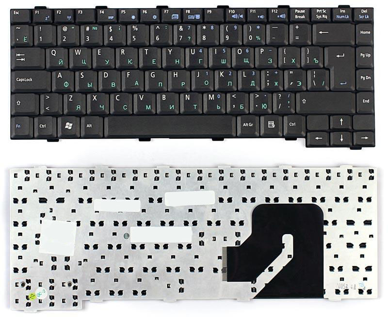 Клавиатура для ноутбука Asus W2 W2000 черная