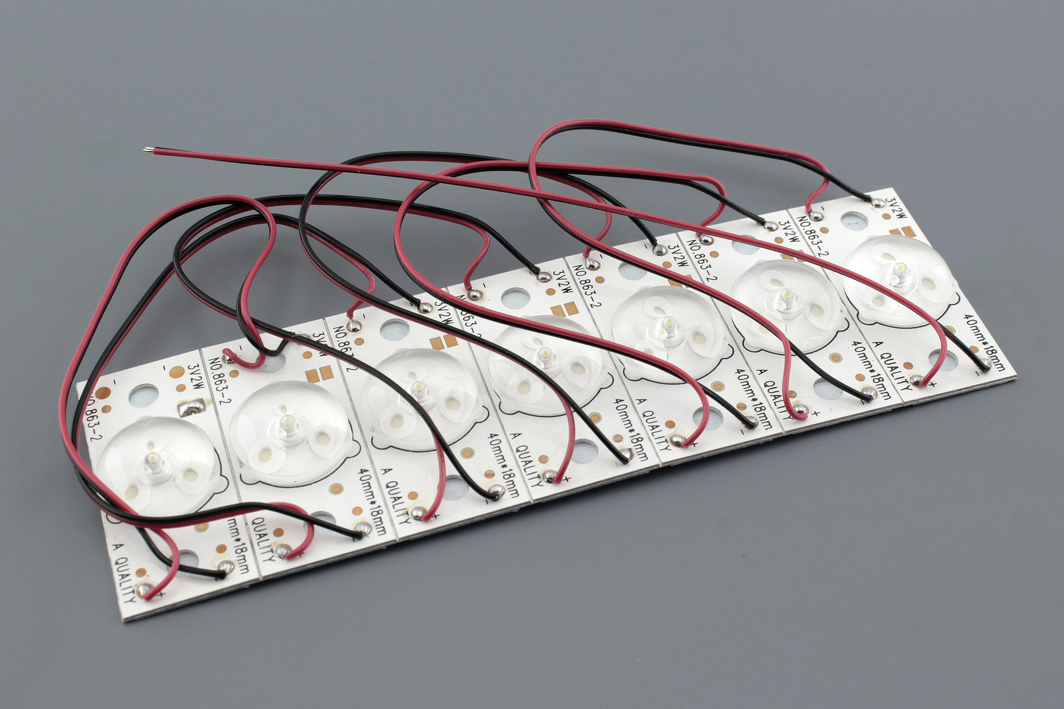 Светодиодная подсветка для телевизоров выпуклая линза 3V 2W (комплект 7шт)