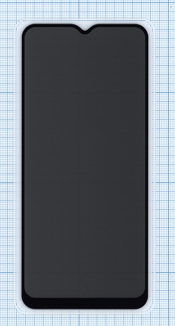 Защитное стекло Privacy "Анти-шпион" для OPPO A9