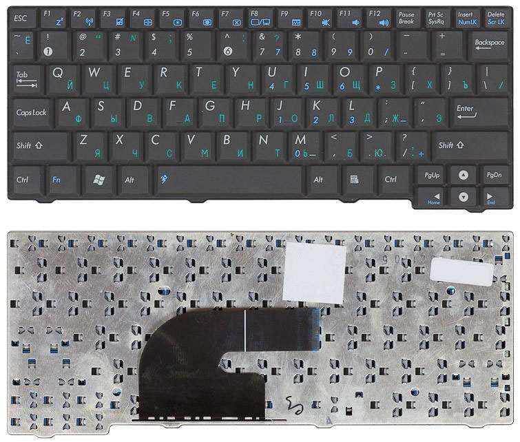 Клавиатура для ноутбука Asus Eee PC MK90H черная